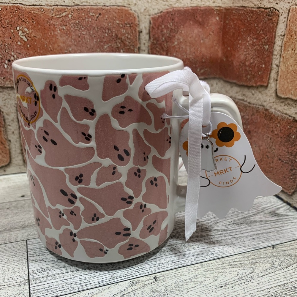 Market Finds Soft Pink Ghost Mug